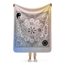 Load image into Gallery viewer, Mac Miller Bandana Print Sherpa Blanket
